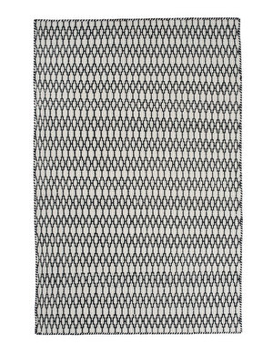 Elliot Rug, White/Black, 170 x 240 cm